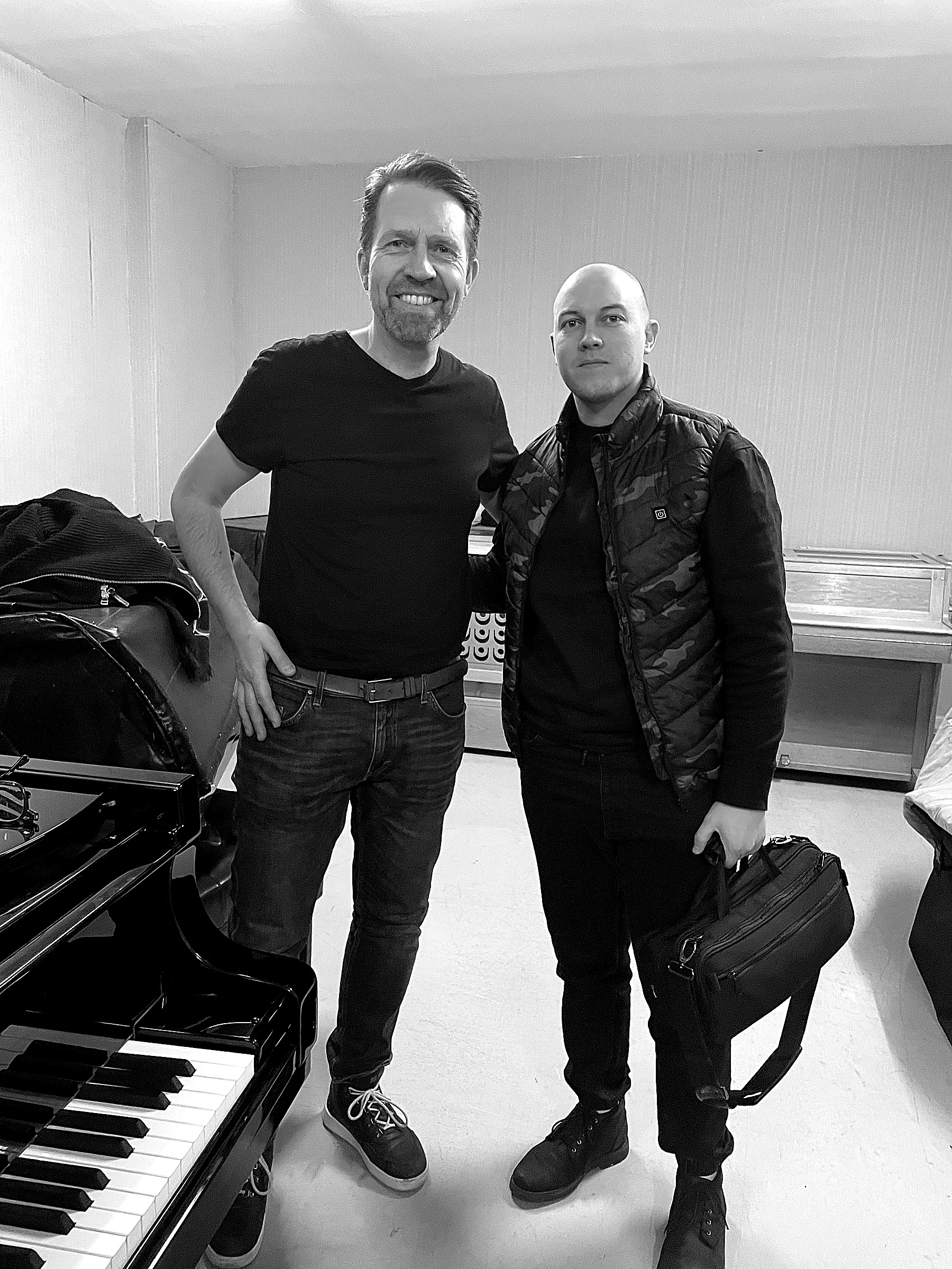 Luis Izquierdo with Leif Ove Andsnes