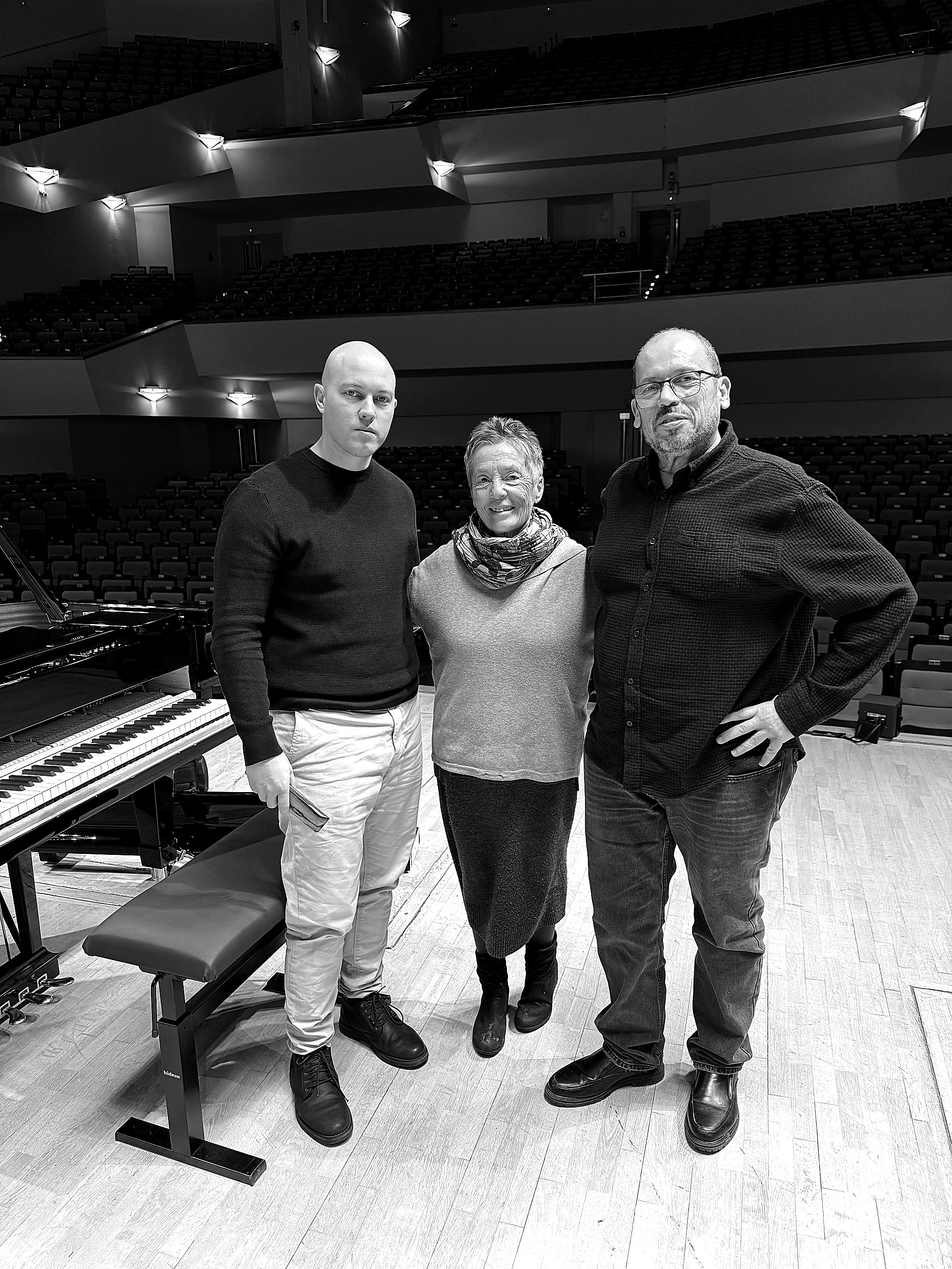 Luis Izquierdo with Maria João Pires