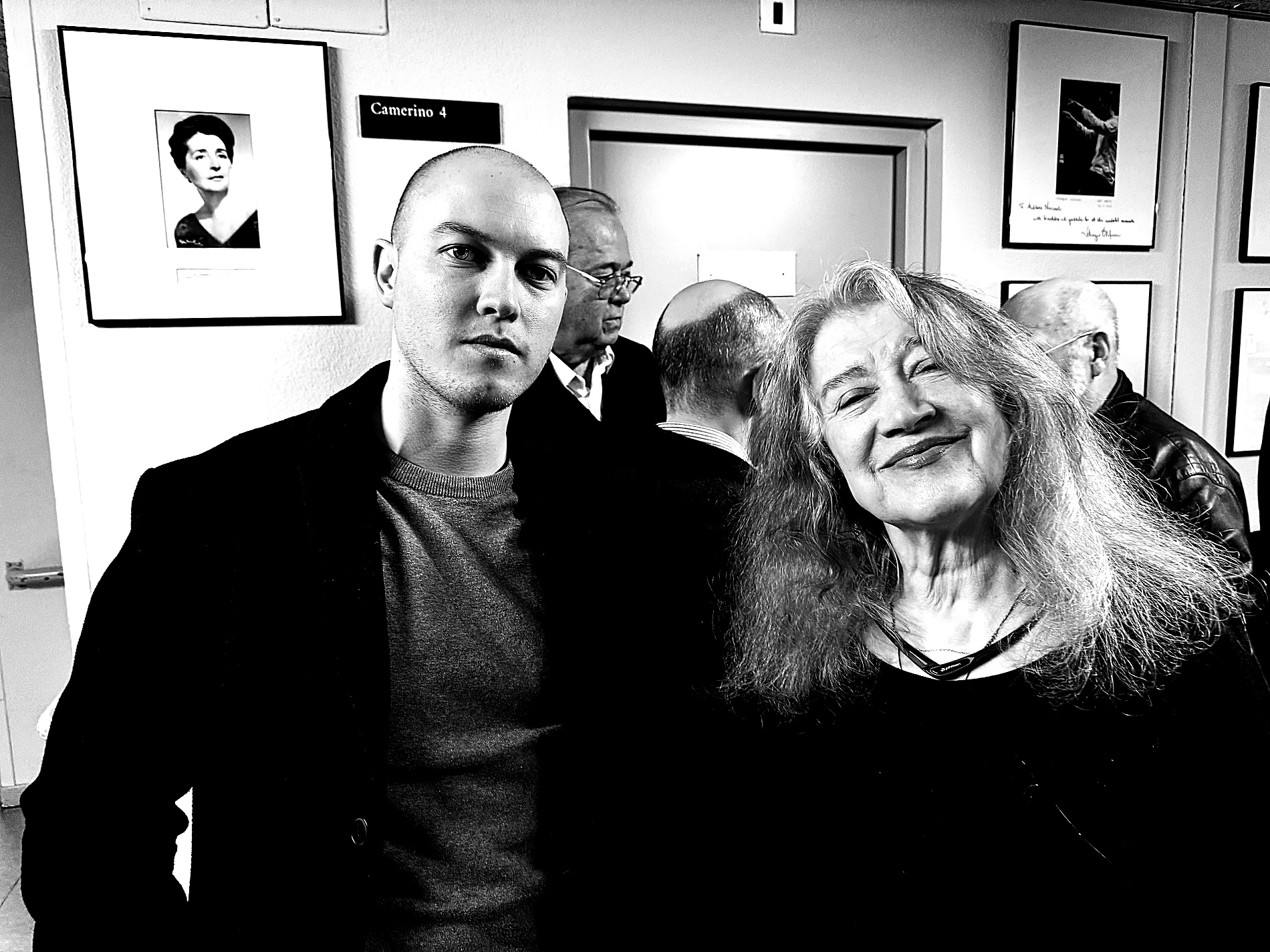 Luis Izquierdo with Martha Argerich
